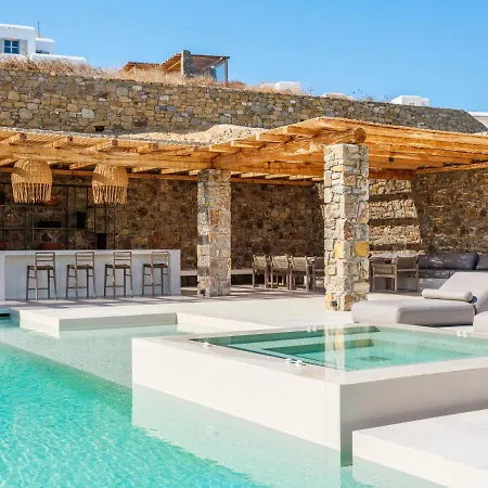 Cielo Blu & Mare Blu Mykonos Вилла Agios Ioannis Diakoftis