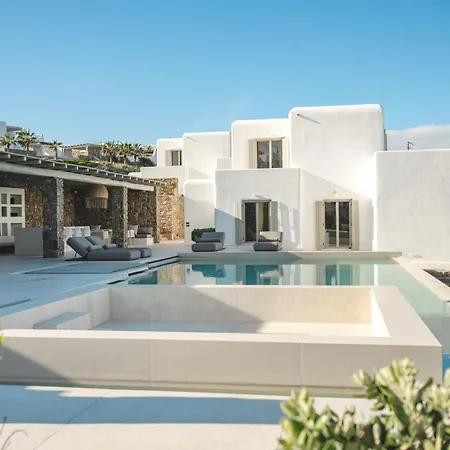 Cielo Blu & Mare Blu Mykonos Вилла Agios Ioannis Diakoftis